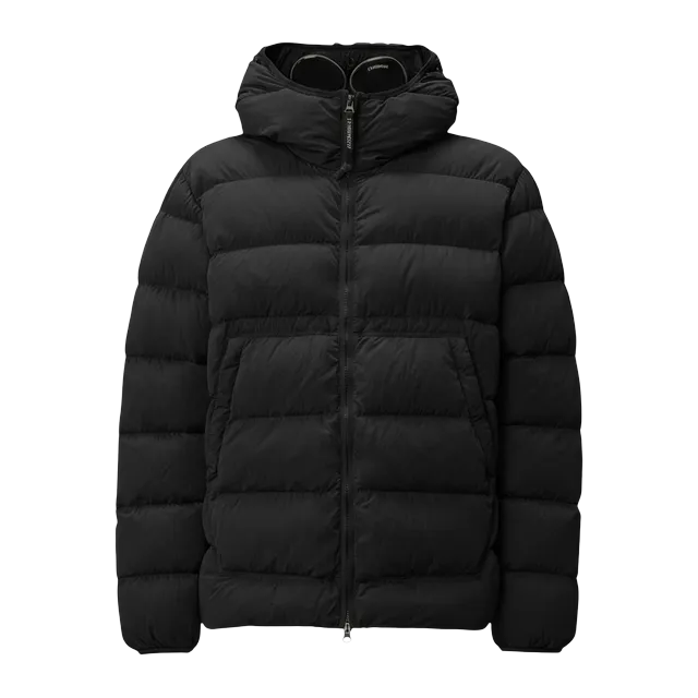 C.P. Company Chrome-R Goggle Down Jacket Black — Authentic Jackets & Outerwear at CLZTURE