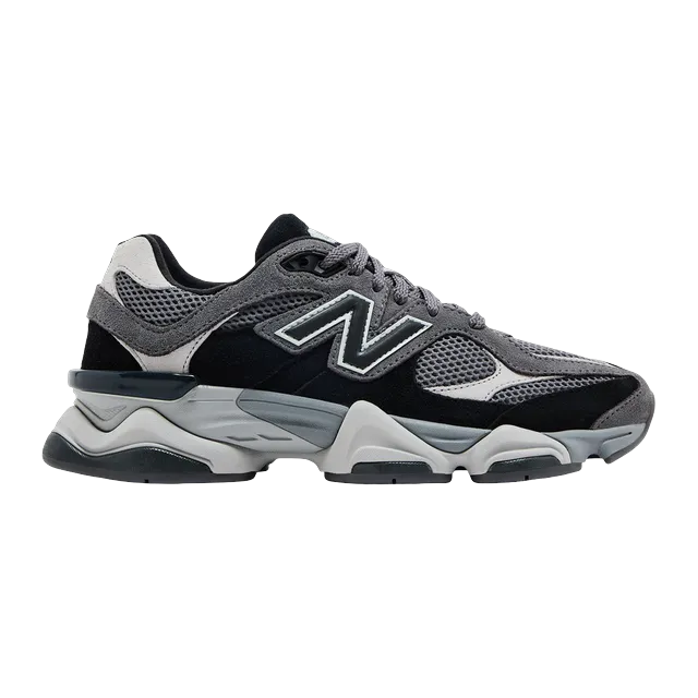 New Balance 9060 Black Castlerock — Authentic Shoes & Footwear at CLZTURE