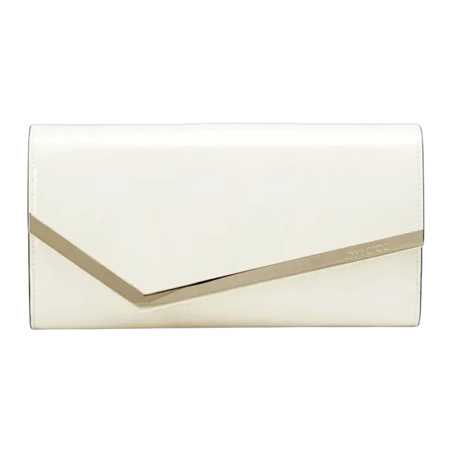 Jimmy Choo Emmie White — Authentic Clutches & Pouches at CLZTURE