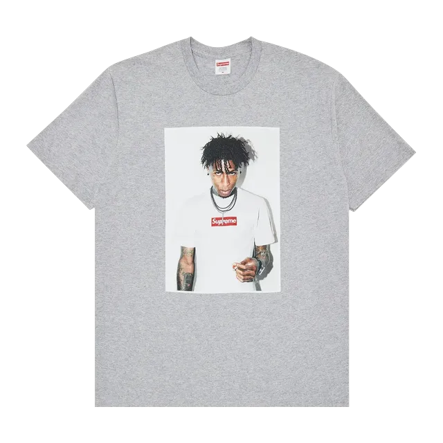 Supreme Nba Youngboy T-Shirt Heather Grey — Authentic Supreme in stock at CLZTURE