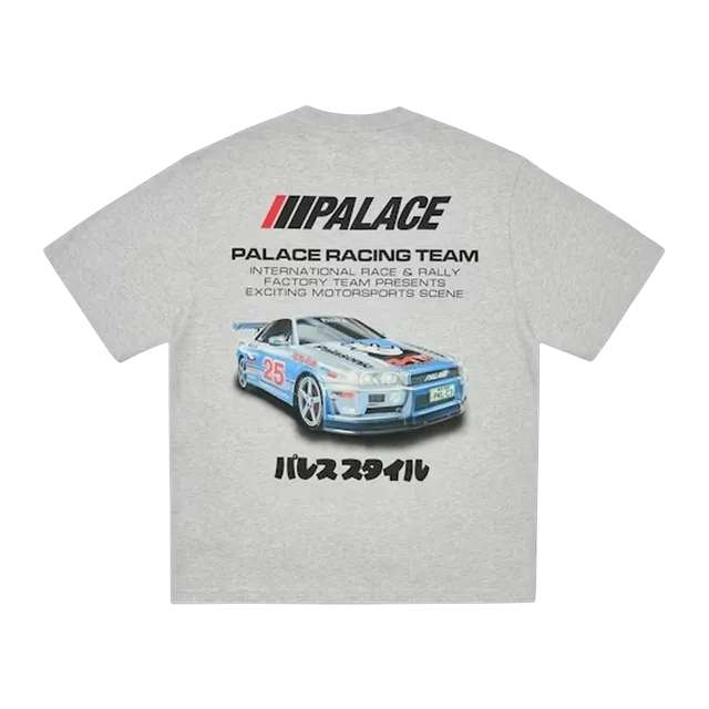 Palace Racey Team Grey — Authentic T-Shirts at CLZTURE