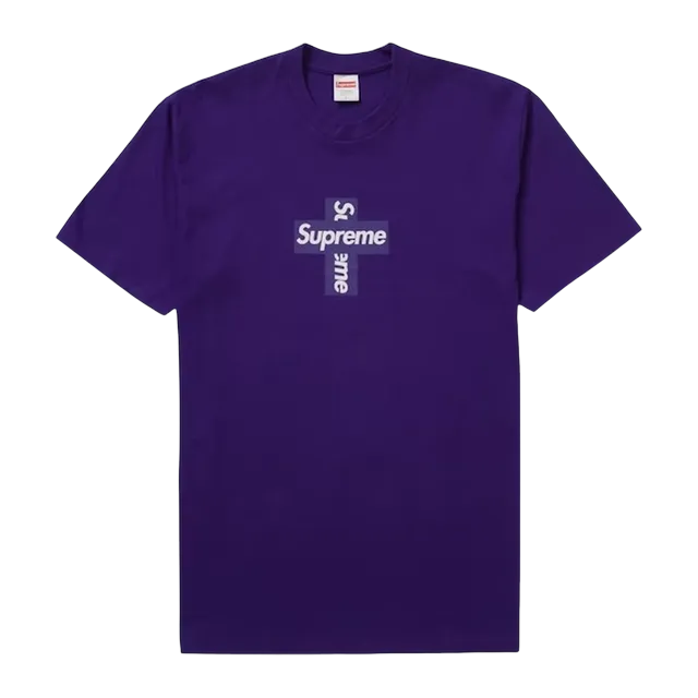 Supreme Box Logo Cross Purple — Authentic Supreme in stock at CLZTURE