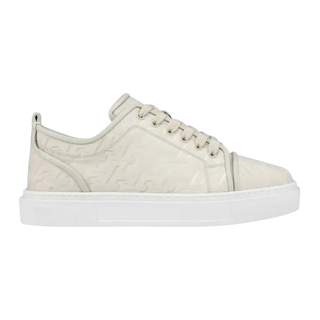 Christian Louboutin Adolon Junior Flat Albatre — Authentic Shoes & Footwear at CLZTURE