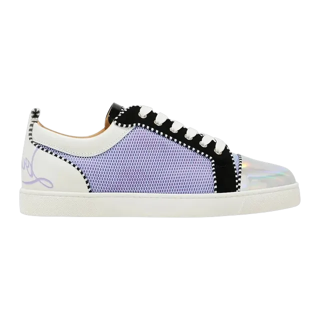 Christian Louboutin Fun Louis Junior Flat Version Multi — Authentic Shoes & Footwear at CLZTURE