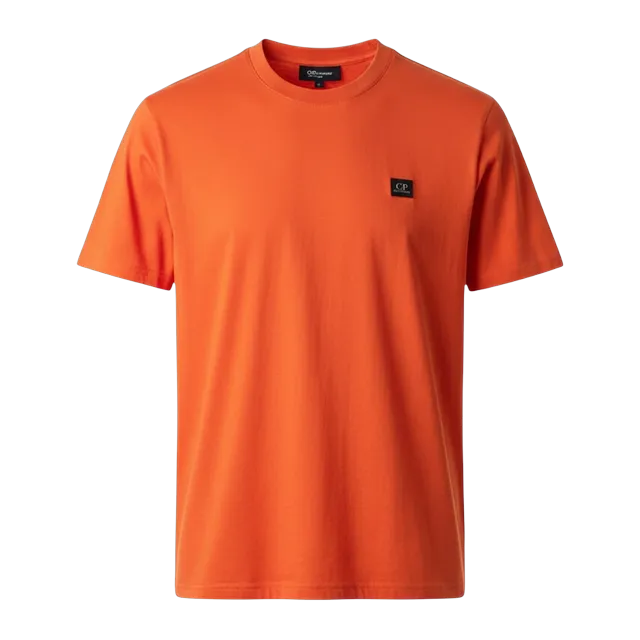 C.P. Company T-Shirt Logo Orange — Authentic T-Shirts at CLZTURE