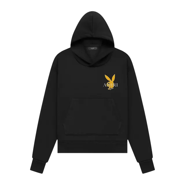 Amiri Playboy Cover Bunny Hoodie Black — Authentic Hoodies & Sweats at CLZTURE