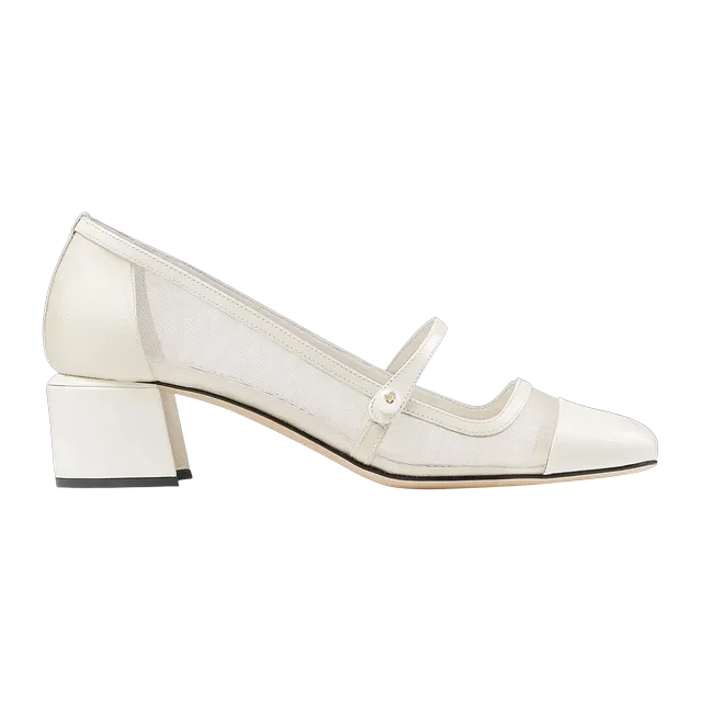 Jimmy Choo Elisa 45Mm White — Authentic Jimmy Choo in stock at CLZTURE