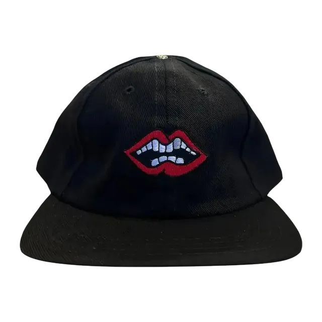 Chrome Hearts x Matty Boy Chomper Leather Strapback Hat Black/Multicolor — Authentic Chrome Hearts in stock at CLZTURE