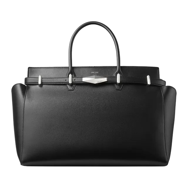 Jimmy Choo Diamond Belted Top Handle m Black — Authentic Bags & Luggage at CLZTURE