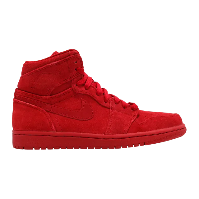 Air Jordan 1 Retro High Red Suede — Authentic Shoes & Footwear at CLZTURE
