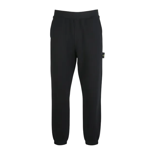 Stone Island Brushed Organic Jogger Black — Authentic Pants & Trousers at CLZTURE