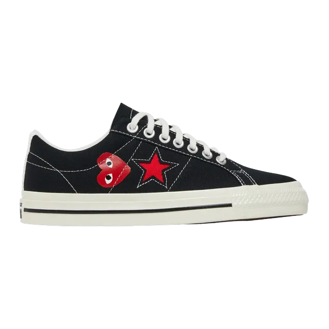 Converse Comme Des Garçons x One Star Black White — Authentic Shoes & Footwear at CLZTURE