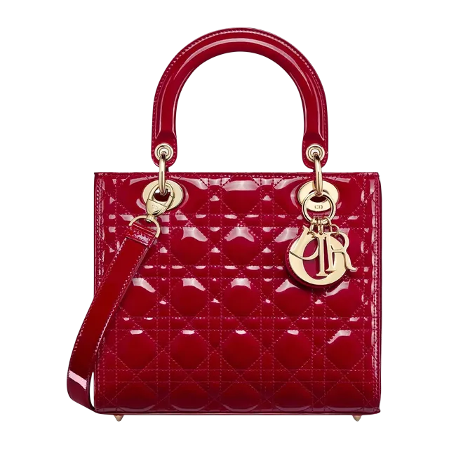 Bag Lady Dior Medium 24Cm Red — Authentic Bags & Luggage at CLZTURE