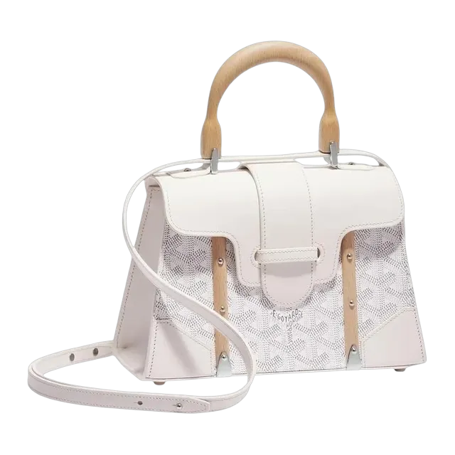 Goyard Bag Saïgon Structuré Mini 20Cm White — Authentic Goyard in stock at CLZTURE