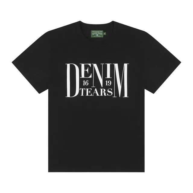 Denim Tears Cannes T-Shirt Black — Authentic Denim Tears in stock at CLZTURE