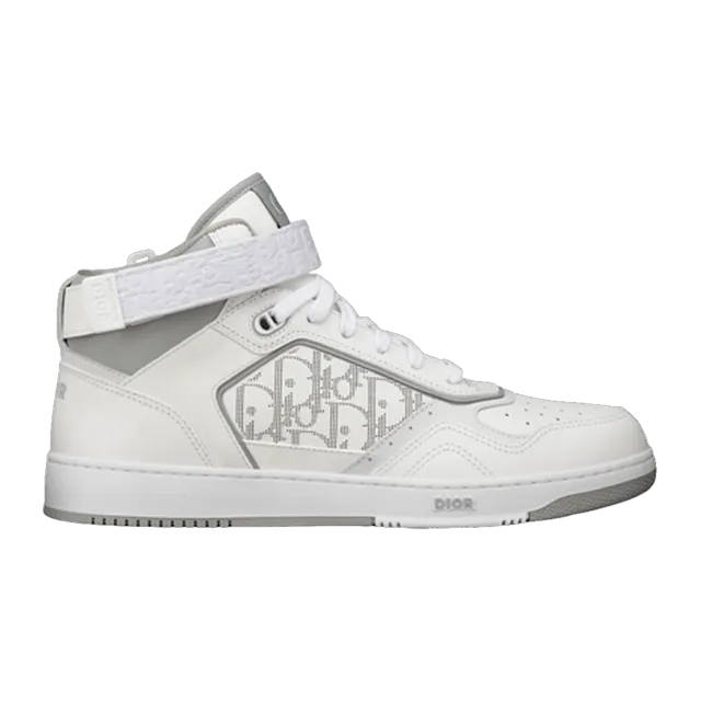 Dior Sneakers B27 Haute Oblique White Grey — Authentic Shoes & Footwear at CLZTURE