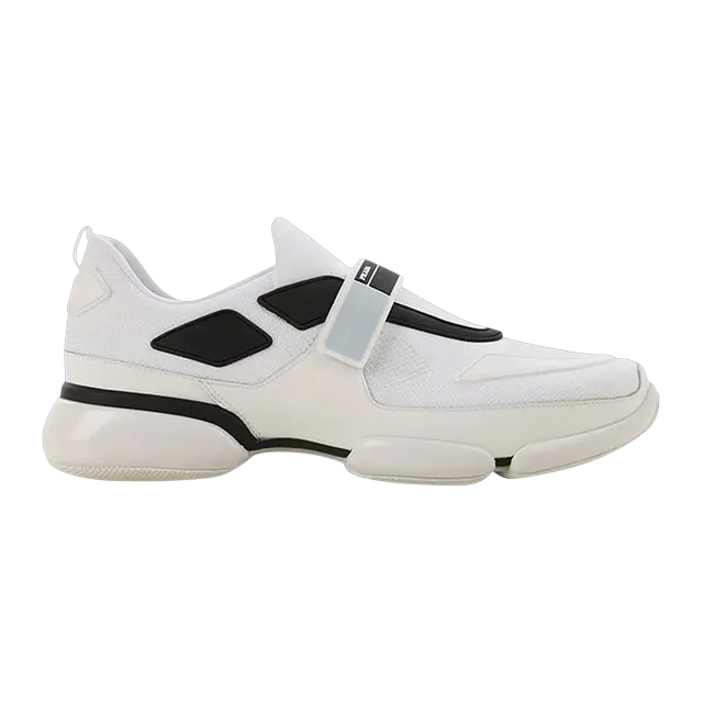 Prada Cloudbust Knit Black White — Authentic Shoes & Footwear at CLZTURE