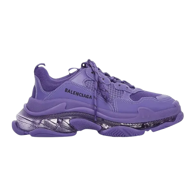 Balenciaga Triple S Clear Sole Purple — Authentic Shoes & Footwear at CLZTURE
