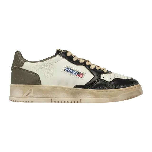 Autry Medalist Low Super Vintage Clay Green — Authentic Shoes & Footwear at CLZTURE