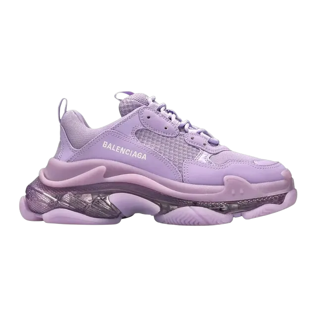 Balenciaga Triple S Clear Sole Light Lilac — Authentic Shoes & Footwear at CLZTURE