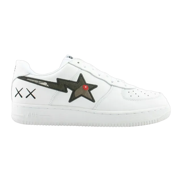 BAPE Kaws x Bapesta Fs-001 Low Grey Camo — Authentic Shoes & Footwear at CLZTURE