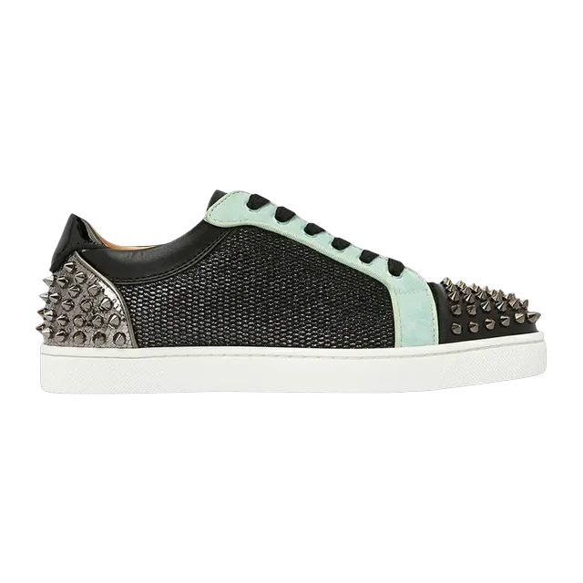 Christian Louboutin Seavaste 2 Orlato Flat Black Mint — Authentic Shoes & Footwear at CLZTURE