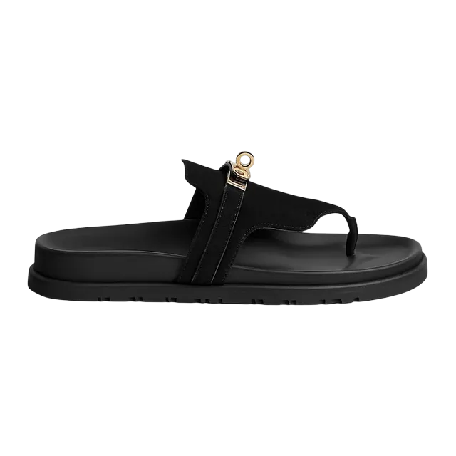 Hermès Sandals Empire Black — Authentic Shoes & Footwear at CLZTURE