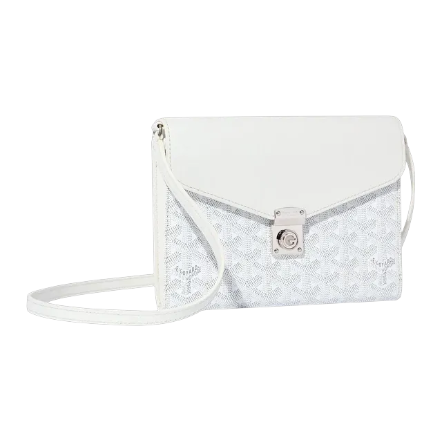 Goyard Wallet-Pouch Chypre 21Cm White — Authentic Goyard in stock at CLZTURE