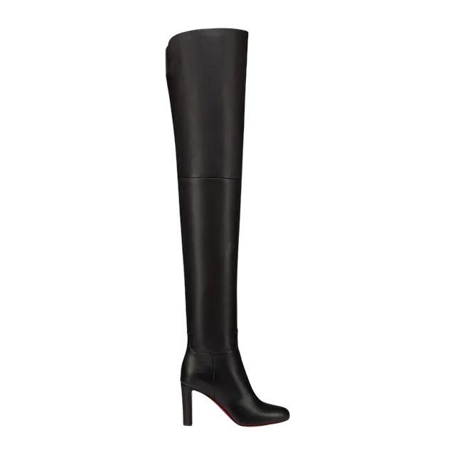 Christian Louboutin Loo Thigh Boot 85Mm Black — Authentic Christian Louboutin in stock at CLZTURE