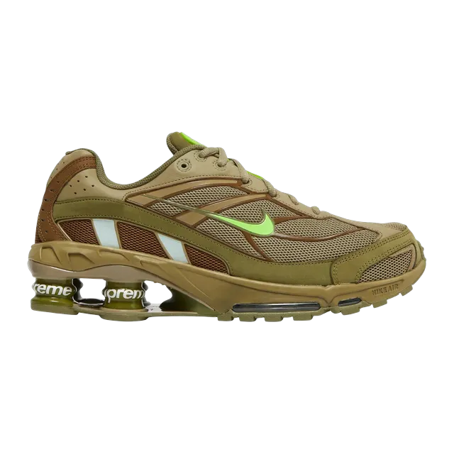 Nike Supreme x Shox Ride 2 Neutral Olive — Authentic Shoes & Footwear at CLZTURE
