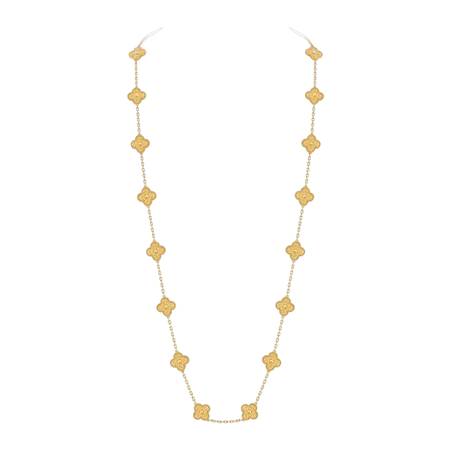 Van Cleef & Arpels Vintage Alhambra 20 Motifs Gold — Authentic Jewelry at CLZTURE