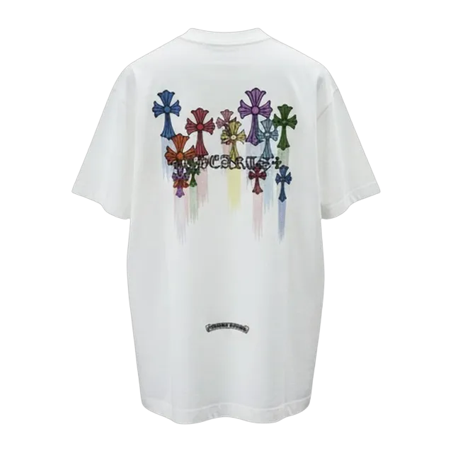Chrome Hearts T-Shirt Cross Logo White — Authentic Chrome Hearts in stock at CLZTURE