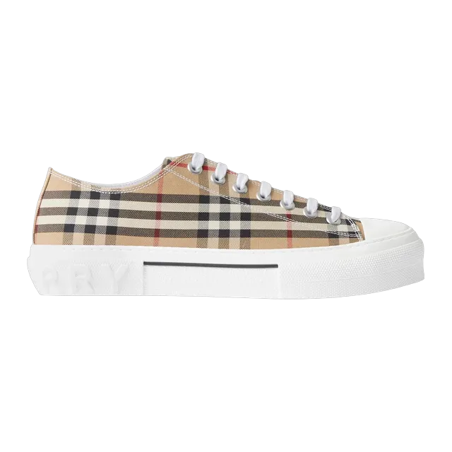 Burberry Sneakers Cotton Check Neutral — Authentic Shoes & Footwear at CLZTURE