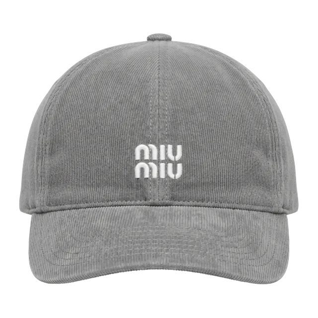 Miu Miu Cap Drill Grey — Authentic Accessories at CLZTURE
