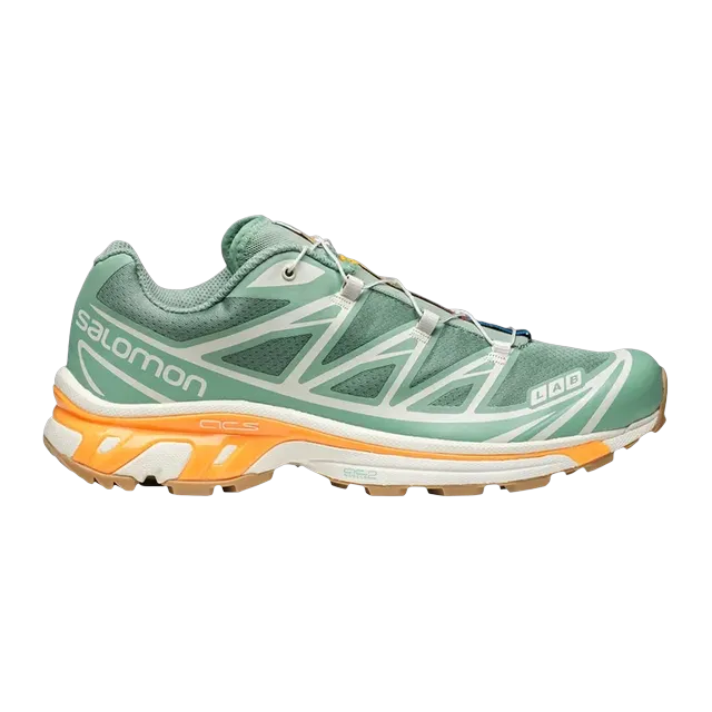 Salomon Xt-6 Granite Green Blazing Orange — Authentic Shoes & Footwear at CLZTURE