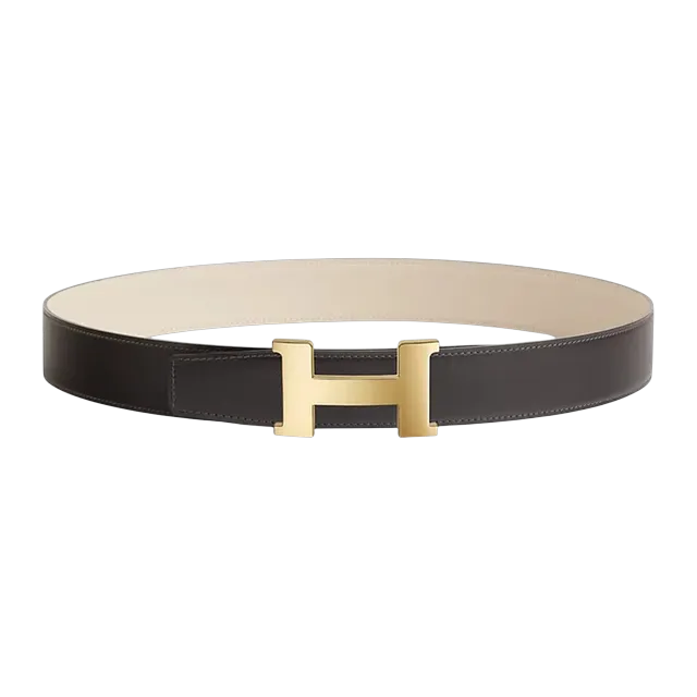 Hermès Boucle Constance 38Mm White Grey — Authentic Accessories at CLZTURE
