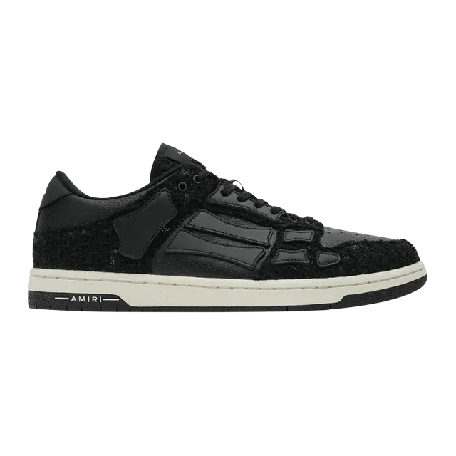 Amiri Skel Top Low Black — Authentic Shoes & Footwear at CLZTURE