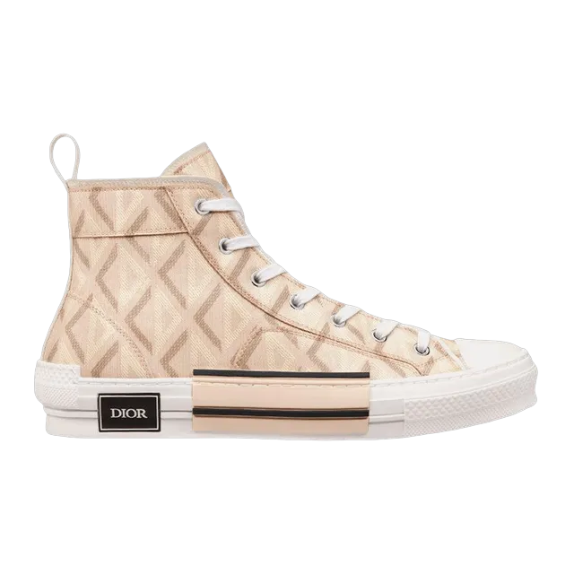 Dior Sneakers B23 Haute CD Diamond Beige — Authentic at CLZTURE