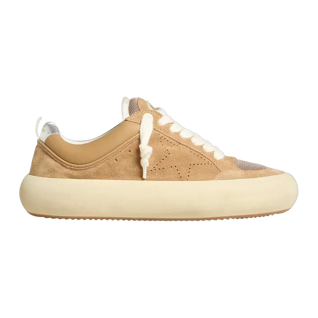 Golden Goose Sneakers Space-Star Brown — Authentic Shoes & Footwear at CLZTURE