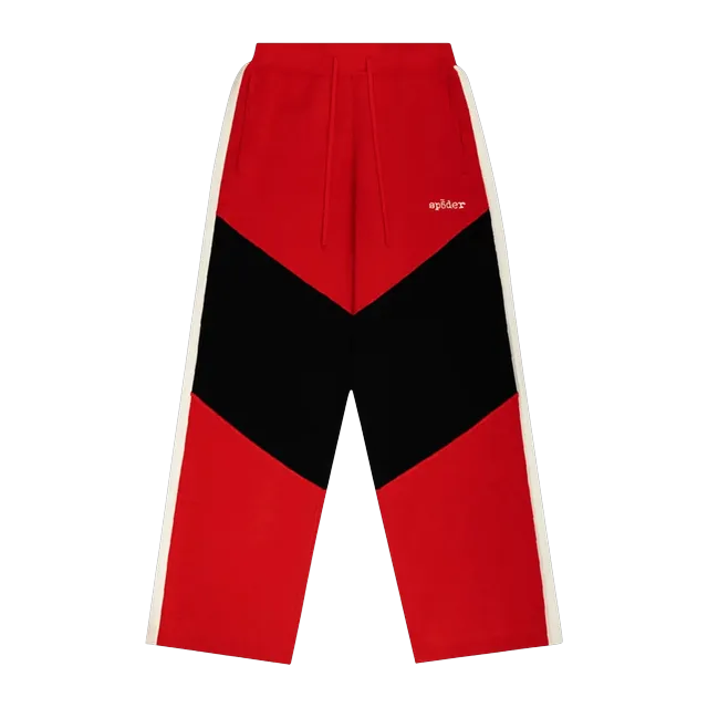Sp5der Knit 5 Track Pant Red — Authentic Sp5der in stock at CLZTURE