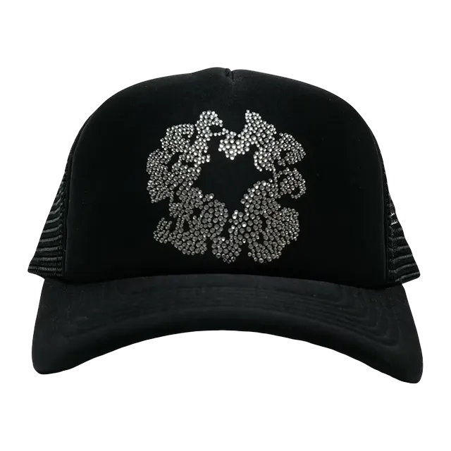 Denim Tears Bust Down Tears Trucker Hat Black — Authentic Accessories at CLZTURE