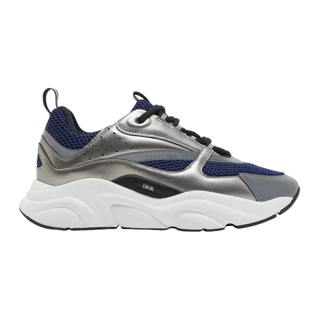 Dior Sneakers B22 Blue Silver — Authentic Shoes & Footwear at CLZTURE