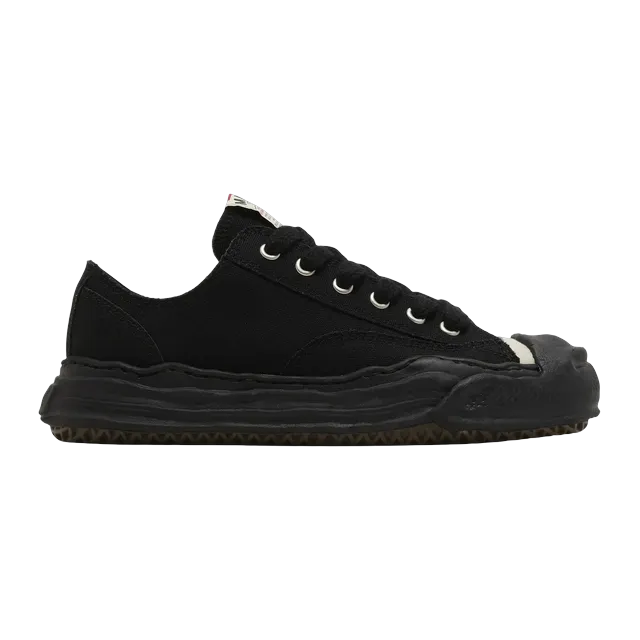 Mihara Yasuhiro Hank Og Sole Canvas Low Black — Authentic Shoes & Footwear at CLZTURE
