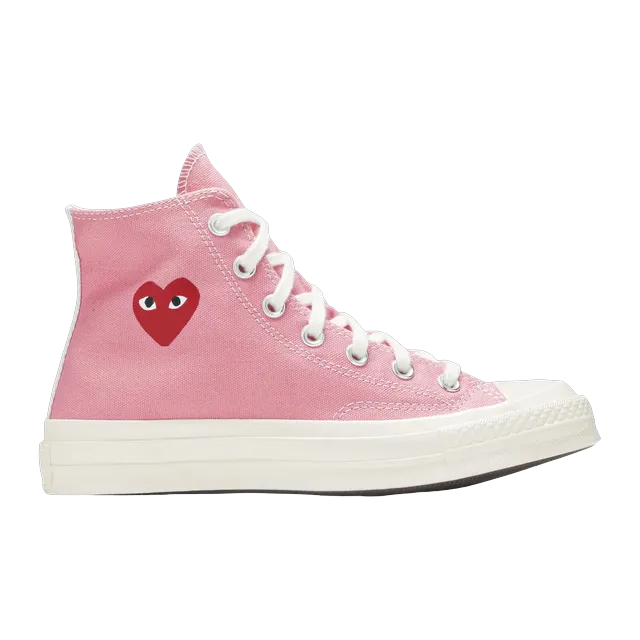 Converse Comme Des Garçons x Chuck 70 High Bright Pink — Authentic Shoes & Footwear at CLZTURE
