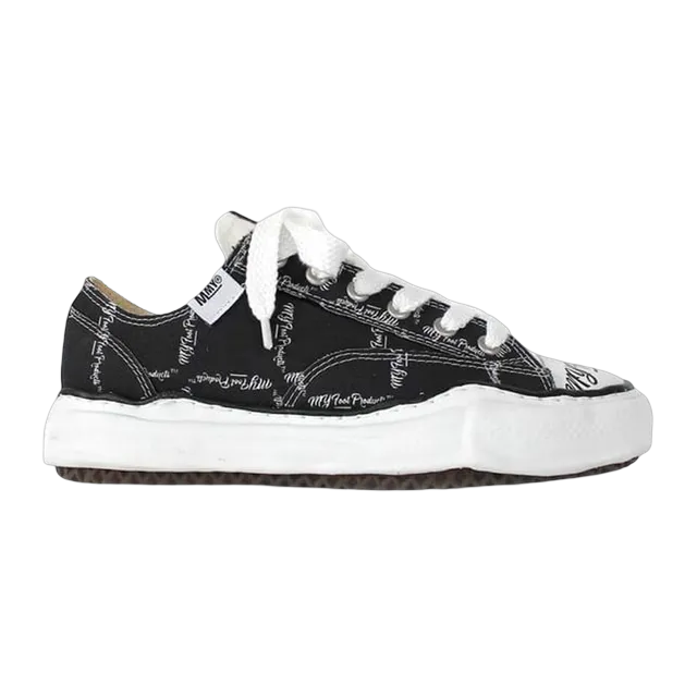 Mihara Yasuhiro Sneakers Peterson Basse Printed Black — Authentic Shoes & Footwear at CLZTURE