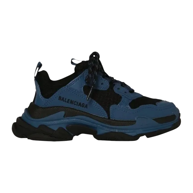 Balenciaga Triple S Kids Dark Navy — Authentic Shoes & Footwear at CLZTURE