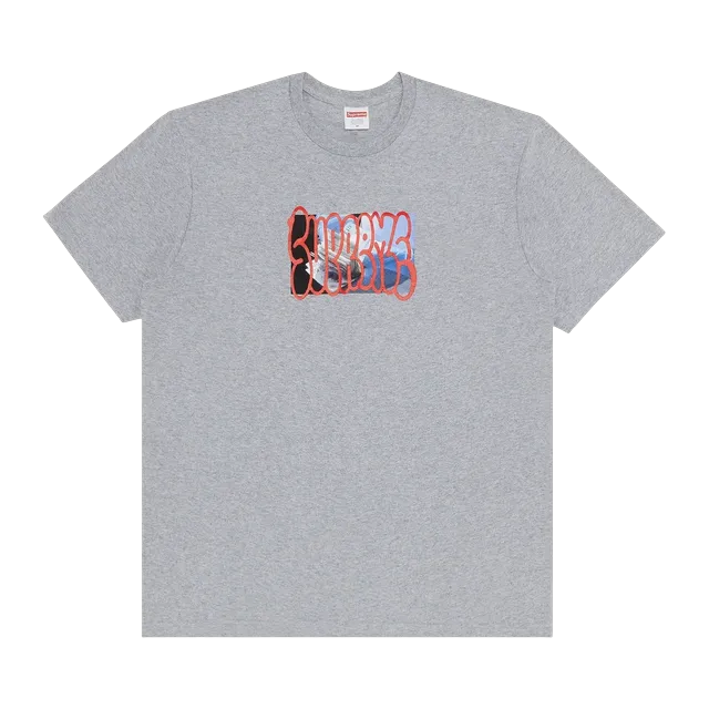 Supreme Payment T-Shirt Heather Grey — Authentic Supreme in stock at CLZTURE