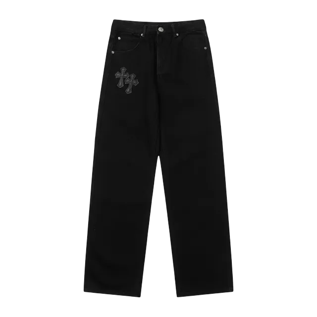 Chrome Hearts Cross Patch Jeans Black — Authentic Chrome Hearts in stock at CLZTURE