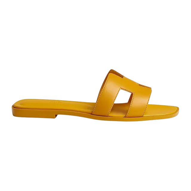 Hermès Oran Yellow — Authentic Shoes & Footwear at CLZTURE