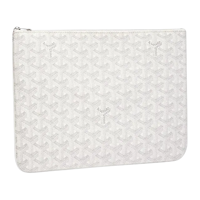 Goyard Sénat Mm 30Cm White — Authentic Clutches & Pouches at CLZTURE